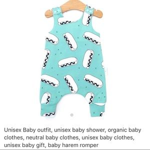 Baby hotdog romper